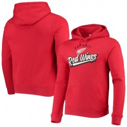 Men's Fanatics Branded Red Detroit Red Wings Script Wordmark Hoodie Men's Fanatics Branded Red Detroit Red Wings Script Wordmark Hoodie