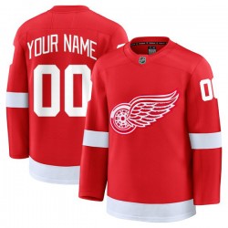 Detroit Red Wings Home Premium Custom Jersey - Red Detroit Red Wings Home Premium Custom Jersey - Red