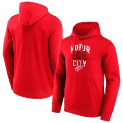  Detroit Red Wings Fanatics Branded Hometown Graphic Hoodie - Red 