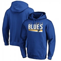 Men's Fanatics Branded Blue St. Louis Blues Staggered Stripe Pullover Hoodie Men's Fanatics Branded Blue St. Louis Blues Staggered Stripe Pullover Hoodie