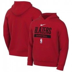 Portland Trail Blazers 2022/23 Nike Spotlight On-Court Practice Performance Pullover Hoodie Portland Trail Blazers 2022/23 Nike Spotlight On-Court Practice Performance Pullover Hoodie