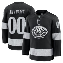 Los Angeles Kings Alternate Premium Custom Jersey - Black Los Angeles Kings Alternate Premium Custom Jersey - Black
