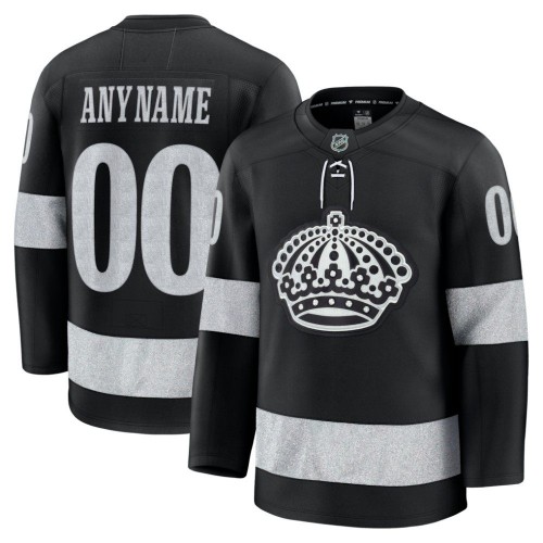 Los Angeles Kings Alternate Premium Custom Jersey - Black Los Angeles Kings Alternate Premium Custom Jersey - Black