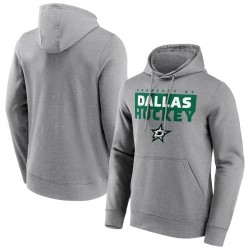 Dallas Stars Fanatics Branded Gain Ground Hoodie - Sports Grey Dallas Stars Fanatics Branded Gain Ground Hoodie - Sports Grey
