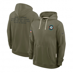 Miami Dolphins Salute to Service Sideline Dominant Force NFL Pullover Hoodie Miami Dolphins Salute to Service Sideline Dominant Force NFL Pullover Hoodie