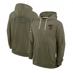 Atlanta Falcons Salute to Service Sideline Dominant Force NFL Pullover Hoodie