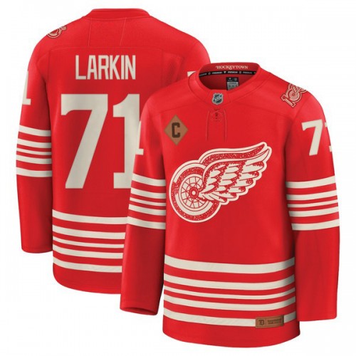 Dylan Larkin Detroit Red Wings Centennial Premium Replica Jersey - Red Dylan Larkin Detroit Red Wings Centennial Premium Replica Jersey - Red