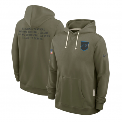 Carolina Panthers Salute to Service Sideline Dominant Force NFL Pullover Hoodie Carolina Panthers Salute to Service Sideline Dominant Force NFL Pullover Hoodie