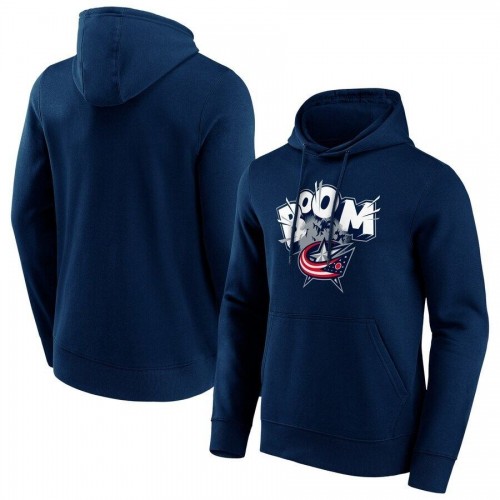 Columbus Blue Jackets Fanatics Branded Hometown Graphic Hoodie - Navy
