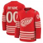 Detroit Red Wings Centennial Custom Premium Jersey - Red Detroit Red Wings Centennial Custom Premium Jersey - Red