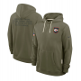 Kansas City Chiefs Salute to Service Sideline Dominant Force NFL Pullover Hoodie