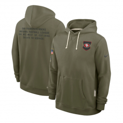 San Francisco 49ers Salute to Service Sideline Dominant Force NFL Pullover Hoodie San Francisco 49ers Salute to Service Sideline Dominant Force NFL Pullover Hoodie