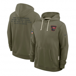 Tampa Bay Buccaneers Salute to Service Sideline Dominant Force NFL Pullover Hoodie Tampa Bay Buccaneers Salute to Service Sideline Dominant Force NFL Pullover Hoodie