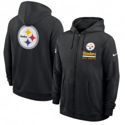 Pittsburgh Steelers Utility Player Sideline Men's Nike NFL Full-Zip Hoodie Pittsburgh Steelers Utility Player Sideline Men's Nike NFL Full-Zip Hoodie
