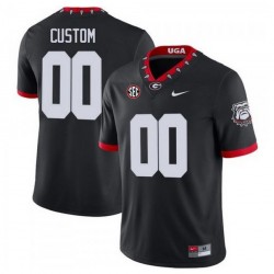 Georgia Bulldogs 100th Anniversary Nike Football Custom Game Jersey - Black Georgia Bulldogs 100th Anniversary Nike Football Custom Game Jersey - Black