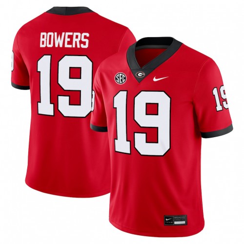 Brock Bowers Georgia Bulldogs Home Nike Football Game Jersey - Red