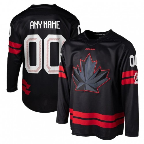 Hockey Bauer Canada 2026 Olympics Replica Custom Jersey - Black Hockey Bauer Canada 2026 Olympics Replica Custom Jersey - Black