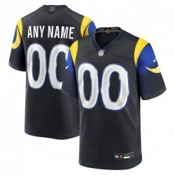 Midnight Blue Los Angeles Rams 2025 Rivalries Collection Limited Custom Jersey