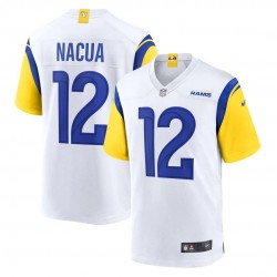 Puka Nacua Los Angeles Rams Nike Game Player Jersey - White