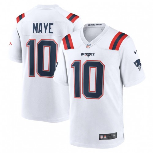 Drake Maye New England Patriots Nike Vapor F.U.S.E. Limited Jersey - White Drake Maye New England Patriots Nike Vapor F.U.S.E. Limited Jersey - White