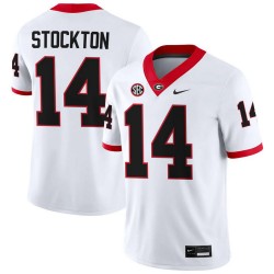 Gunner Stockton Georgia Bulldogs Nike Football Game Jersey - White Gunner Stockton Georgia Bulldogs Nike Football Game Jersey - White