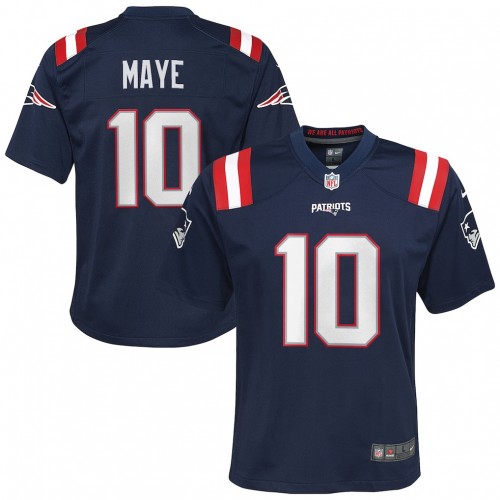 Drake Maye New England Patriots Nike Youth Game Jersey - Navy Drake Maye New England Patriots Nike Youth Game Jersey - Navy