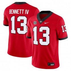 Stetson Bennett Georgia Bulldogs Home Nike Football Game Jersey - Red Stetson Bennett Georgia Bulldogs Home Nike Football Game Jersey - Red