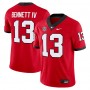 Stetson Bennett Georgia Bulldogs Home Nike Football Game Jersey - Red