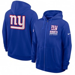 New York Giants Utility Player Sideline Men's Nike NFL Full-Zip Hoodie New York Giants Utility Player Sideline Men's Nike NFL Full-Zip Hoodie