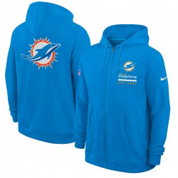 Miami Dolphins Utility Player Sideline Men's Nike NFL Full-Zip Hoodie Miami Dolphins Utility Player Sideline Men's Nike NFL Full-Zip Hoodie