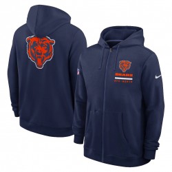 Chicago Bears Utility Player Sideline Men's Nike NFL Full-Zip Hoodie Chicago Bears Utility Player Sideline Men's Nike NFL Full-Zip Hoodie