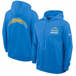 Los Angeles Chargers Utility Player Sideline Men's Nike NFL Full-Zip Hoodie Los Angeles Chargers Utility Player Sideline Men's Nike NFL Full-Zip Hoodie