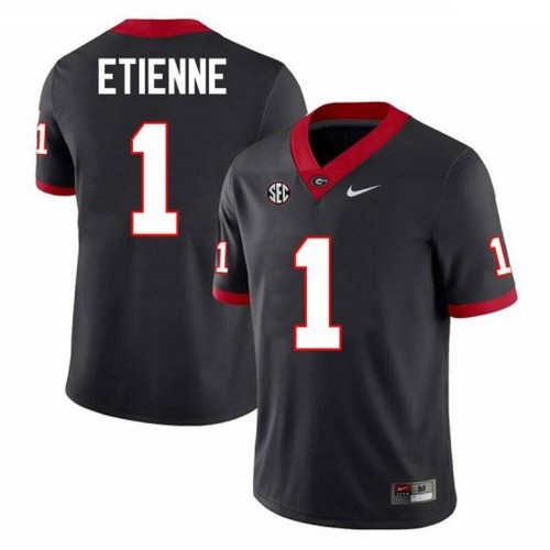 Trevor Etienne Georgia Bulldogs Alternate Nike Football Game Jersey - Black