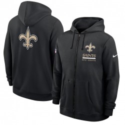 New Orleans Saints Utility Player Sideline Men's Nike NFL Full-Zip Hoodie New Orleans Saints Utility Player Sideline Men's Nike NFL Full-Zip Hoodie