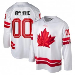 Hockey Bauer Canada 2026 Olympics Replica Custom Jersey - White Hockey Bauer Canada 2026 Olympics Replica Custom Jersey - White