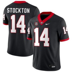 Gunner Stockton Georgia Bulldogs Alternate Nike Football Game Jersey - Black Gunner Stockton Georgia Bulldogs Alternate Nike Football Game Jersey - Black