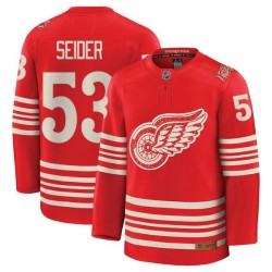 Moritz Seider Detroit Red Wings Centennial Premium Replica Jersey - Red Moritz Seider Detroit Red Wings Centennial Premium Replica Jersey - Red