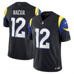 Puka Nacua Midnight Blue Los Angeles Rams 2025 Rivalries Collection Limited Jersey