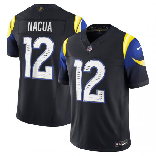 Puka Nacua Midnight Blue Los Angeles Rams 2025 Rivalries Collection Limited Jersey