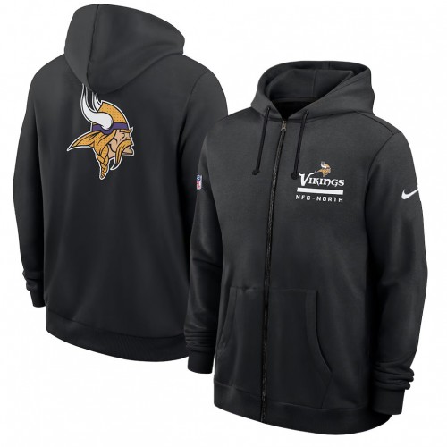 Minnesota Vikings Utility Player Sideline Men's Nike NFL Full-Zip Hoodie Minnesota Vikings Utility Player Sideline Men's Nike NFL Full-Zip Hoodie