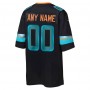 Youth Nike Pitch Blue Miami Dolphins 2025 Rivalries Collection Custom Game Jersey