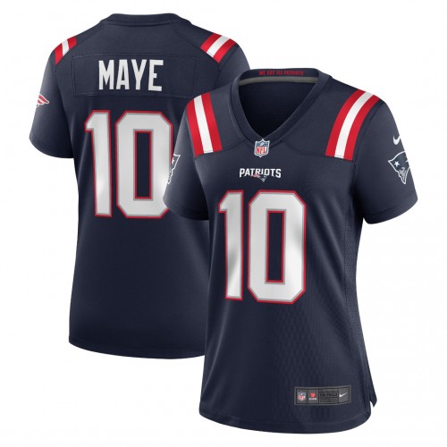 Drake Maye New England Patriots Nike Women's Alternate Jersey - Navy Drake Maye New England Patriots Nike Women's Alternate Jersey - Navy