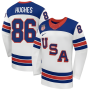 Jack Hughes USA Hockey Olympic Nike 2026 White Away Replica Jersey Jack Hughes USA Hockey Olympic Nike 2026 White Away Replica Jersey