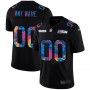 Seattle Seahawks Nike NFL 2020 Crucial Catch Limited Edition Custom Jersey - Black