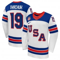 Matthew Tkachuk USA Hockey Olympic Nike 2026 White Away Replica Jersey Matthew Tkachuk USA Hockey Olympic Nike 2026 White Away Replica Jersey