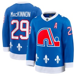 Nathan MacKinnon Colorado Avalanche Blue Alternate Heritage Premium Jersey Nathan MacKinnon Colorado Avalanche Blue Alternate Heritage Premium Jersey