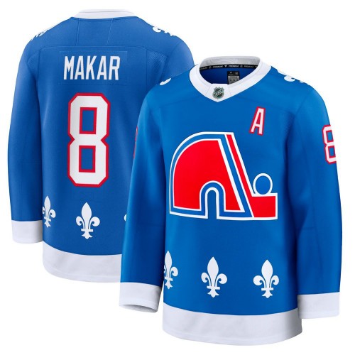 Cale Makar Colorado Avalanche Blue Alternate Heritage Premium Jersey Cale Makar Colorado Avalanche Blue Alternate Heritage Premium Jersey