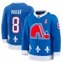 Cale Makar Colorado Avalanche Blue Alternate Heritage Premium Jersey Cale Makar Colorado Avalanche Blue Alternate Heritage Premium Jersey