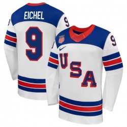 Jack Eichel USA Hockey Olympic Nike 2026 White Away Replica Jersey Jack Eichel USA Hockey Olympic Nike 2026 White Away Replica Jersey