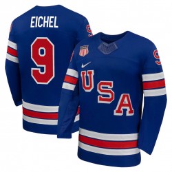 Jack Eichel USA Hockey Olympic Nike 2026 Royal Home Replica Jersey Jack Eichel USA Hockey Olympic Nike 2026 Royal Home Replica Jersey